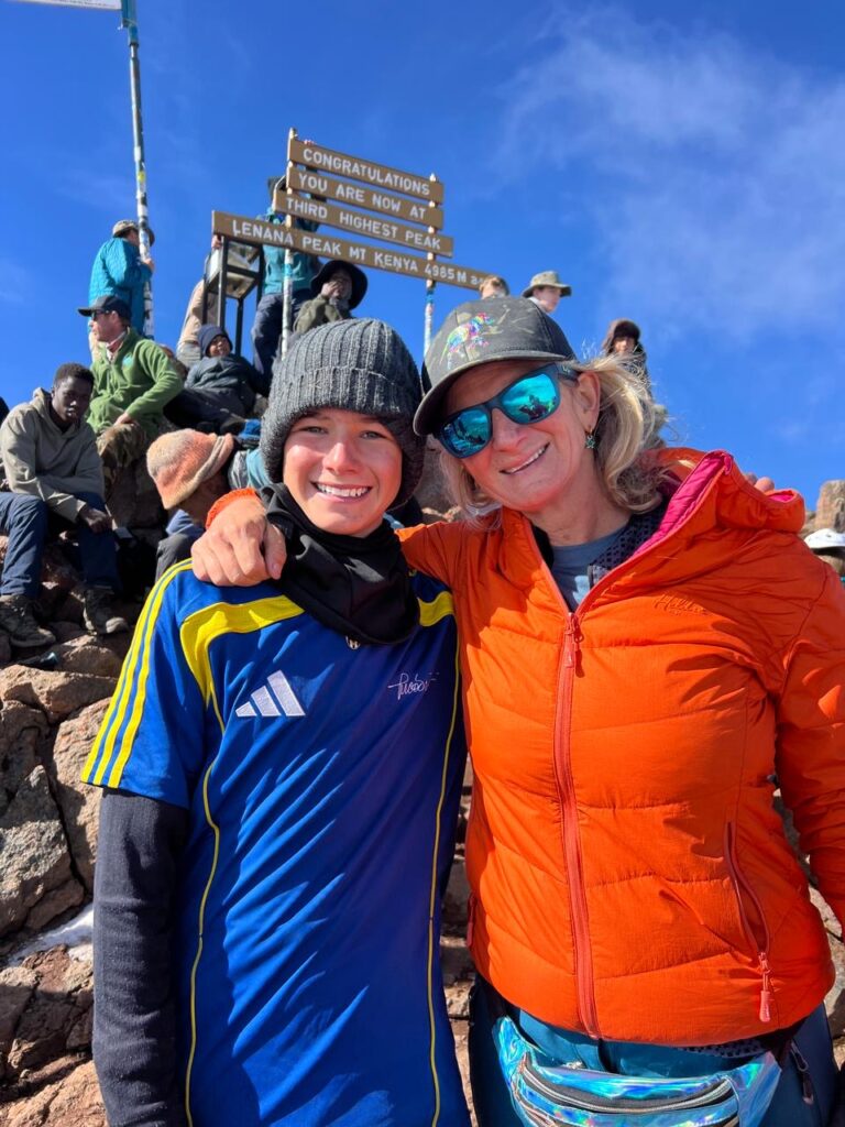 day ontop of Mt Kenya ()